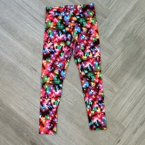 Justice Girls Leggings Christmas Lights Size 8